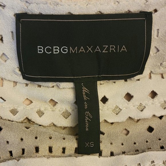 BCBG Perforated Faux Suede Zip Jacket - Picture 10 of 14